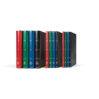Leuchtturm clasoar pentru timbre - 16 file/32 pagini negre foto