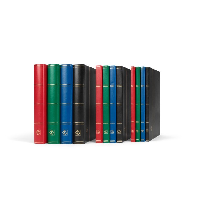 Leuchtturm clasoar pentru timbre - 16 file/32 pagini negre