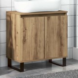 VidaXL Dulap de baie, stejar artizanal, 58x33x60 cm, lemn prelucrat