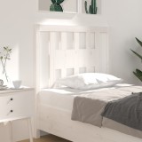 Gossi tablie de pat, alb, 96x4x100 cm, lemn masiv de pin