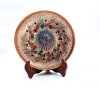 HOREZU Gheorghe Iorga farfurie ceramica decorativa 22 cm diametrul anii &#039;70 luat ars glazurat semnat