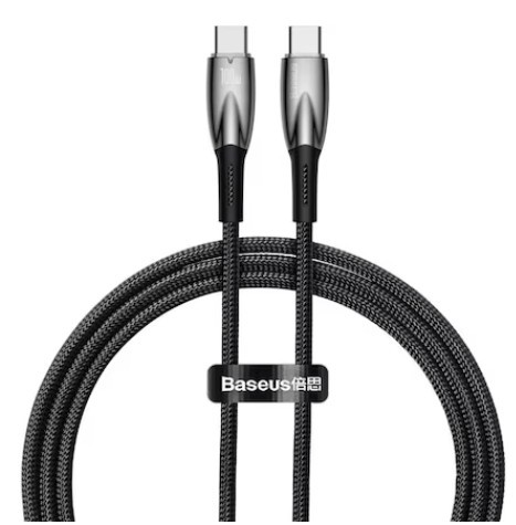 Cablu incarcare/transfer Baseus Glimmer 2xUSB Type-C, Fast Charge