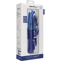 Vibrator Shots Toys &raquo;Delfin&laquo; 23 cm - Albastru
