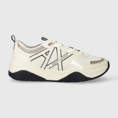 Armani Exchange sneakers culoarea bej, XDX039 XV311 S777