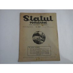 Statul romanesc (fost Parlamentul Romanesc) Revista Vietii Publice - No. 356 /7 - 1941 - Bucuresti, 1941