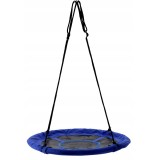 Leagan tip cuib Sersimo G-Line 100 cm, &icirc;naltime reglabila, 150 kg, albastru-negru