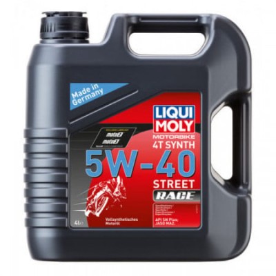 Ulei motor Motorbike 4T 5W-40 Street Race Liqui Moly 4 litri foto