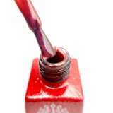 Ojă semipermanentă ochi de pisică Cherry Red Cat Eye Global Fashion, 8ml, 004