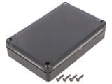 Carcasă universală neagră din ABS 80x120x27mm, MASZCZYK