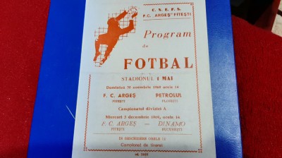 program FC Arges - Petrolul Ploiesti foto