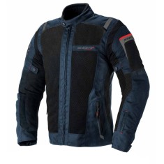 Geaca (jacheta) barbati pentru scuter - motocicleta Touring Seventy vara model SD-JT56 culoare: albastru/negru Albastru/negru S