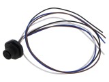 Conector M12 soclu mamă 4 pini 4A 250V IP67 drept cu cablu 0.5m LUTRONIC
