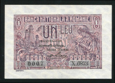 y671 ROMANIA 1 LEU 1938 NECIRCULATA UNC foto