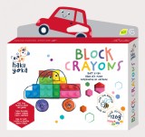 Cumpara ieftin Creioane cerate interconectabile Block Crayons - Masina, Haku Yoka, Avenir