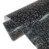 Folie auto decorativa Premium Honeycomb Black, model hexagonal 3D, autoadeziva,