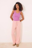 women&#039;secret pantaloni de pijama femei, culoarea roz, 3709660