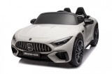 Cumpara ieftin Masinuta electrica pentru copii 2-7 ani Mercedes SL63, 160W, 12V 10Ah, PREMIUM, roti moi, scaun tapitat, alba
