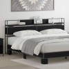 VidaXL Tăblie de depozitare cu raft Stejar negru 180 cm Lemn compozit 859655