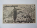 Rara! Cuba 2 Pesos 1958 emisiune aniversara semnatura Fidel Castro,vedeti foto