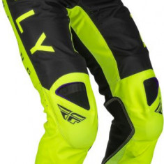 Pantaloni Off-Road Fly Racing Kinetic Kore Negru / Galben Marimea 32 FLY 376-43332