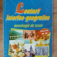 Lecturi istorice-geografice Antologie de texte clasele 3-4