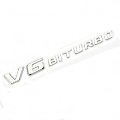 Emblema V6 Biturbo pentru aripa Mercedes foto