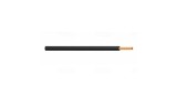 H07V-K 1&times;16 mm&sup2; conductor flexibil din cupru torsadat &ndash; negru, 450/750 V 1m