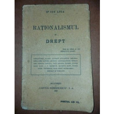 Rationalismul in drept- Ion Luca