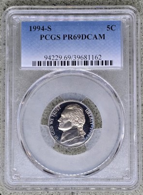 5 Cents 1994 PCGS PR69DCAM foto