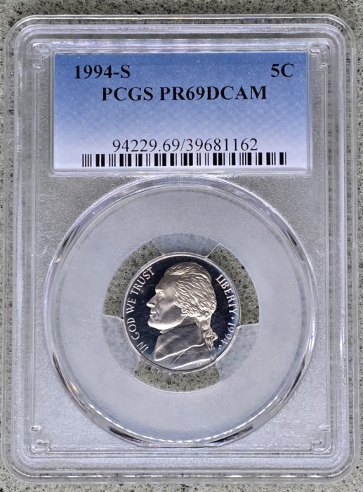5 Cents 1994 PCGS PR69DCAM
