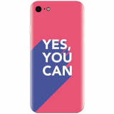Husa silicon pentru Apple Iphone 5 / 5S / SE, Yes You Can