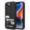Husa pentru iPhone 14 Pro - Karl Lagerfeld Silicone Liquid MagSafe (KLHMP14LSSKCK) - Karl&amp;Choupette