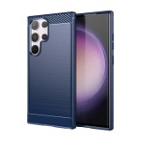 Husa pentru Samsung Galaxy S23 Ultra - Techsuit Carbon Silicone - Blue