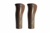 Set 2 Mansoane Bicicleta KRIS Ergo, PVC, 120mm, Maro
