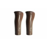 Set 2 mansoane biciclete KRIS Ergo, PVC, 120mm, culoare maro Cod:A747