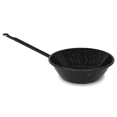 Tigaie pentru paella emailata cu maner, 22 cm Handy KitchenServ foto