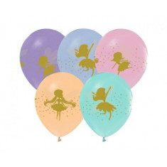 Set 5 baloane de petrecere cu imprimeu Zane