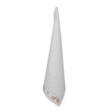 Set 3 prosoape bucatarie bumbac alb maro Iepurasi 50x70 cm