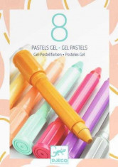 8 Culori gel pastel - Set creativitate si indemanare foto