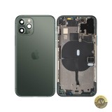 Capac Baterie Apple iPhone 11 Pro Cu Carcasa Mijloc Verde (Midnight Green) Swap
