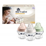 Biberon Tommee Tippee Closer to Nature 150 ml PP 0 luni+ 3 buc