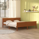 Cadru de pat, maro miere, 180x200 cm, lemn masiv de pin GartenMobel Dekor, vidaXL