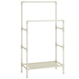 Suport pentru haine, Artool, cu raft incaltaminte, crem, max 70 kg, 83x45x157 cm