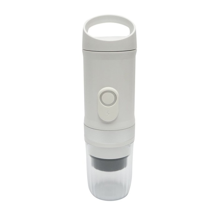 Aparat de cafea portabil 12V/100W, baterie litiu 9600 mAh, presiune 20 bar, rezervor apa 60-80ml, ceasca 300ml, capsule Nespresso, Dolce Gusto, cafea