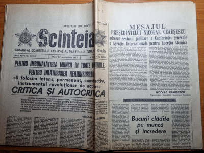 scanteia 27 septembrie 1977-articol judetul teleorman foto