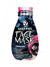 Masca pe Baza de Carbune pentru Indepartarea Impuritatilor W7 Easy Peel Face Mask, Charcoal, 10 g foto