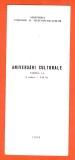 TSV - PLIANT DE PREZENTARE, ANIVERSARI CULTURALE PARTEA I-A, 1966 LP 631