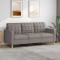 vidaXL Canapea cu 3 locuri, taupe, 180 cm, material textil 359106