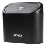 Cos de gunoi suplimentar pentru autoturisme, dimensiuni 17 x 9 x 9 cm, culoare Neagra, Amio
