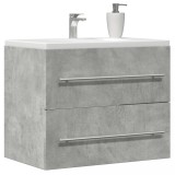 vidaXL Dulap de chiuvetă, gri beton, 60x38,5x48 cm, PAL